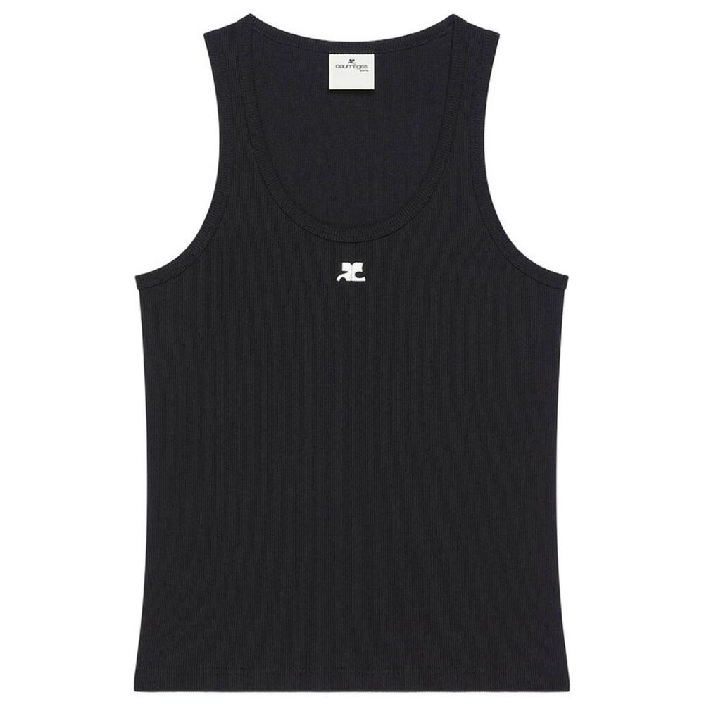 Courreges Women 90`S Rib Tank Top